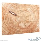 Glass Series Ambience Wooden Log 60x90 cm