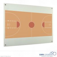 Whiteboard Glas Solid Basketbalveld 100x150 cm