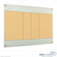 Whiteboard Glas Solid Volleybalveld 100x200 cm
