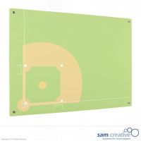 Whiteboard Glas Solid Honkbalveld 60x90 cm