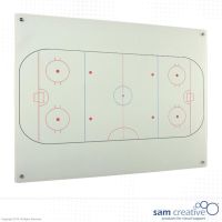 Whiteboard Glas Solid IJshockey 100x150 cm