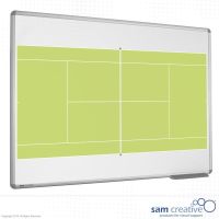 Whiteboard Tennisveld 100x180 cm