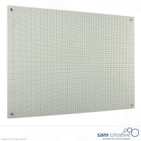 Whiteboard Glas Solid Ruiten 1x1 cm 100x150 cm
