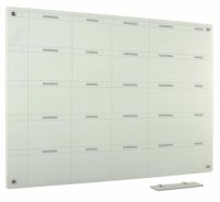 Whiteboard Glas Solid 5-week ma-vr 45x60 cm