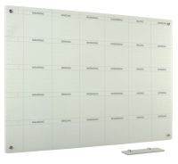 Whiteboard Glas Solid 5-week ma-za 45x60 cm