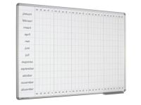 Whiteboard Jaarplanner ma-vr 45x60 cm
