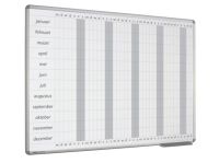 Whiteboard Jaarplanner ma-zo 100x150 cm