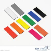 Magnetisch Symbool Balk 1x3 cm roze