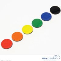 Magnetisch Symbool Cirkel 3 cm gemengd