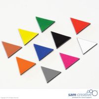 Magnetisch Symbool Driehoek 2 cm groen