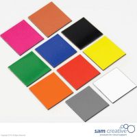 Magnetisch Symbool Vierkant 3x3 cm roze