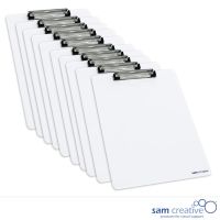 Whiteboard Klembord Blanco (set 10 stuks)