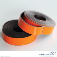 Whiteboard Magneetband 10mm oranje