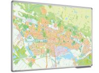 Whiteboard kaart Haarlem 90x120 cm
