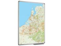 Whiteboard kaart wegenkaart Benelux 90x120 cm