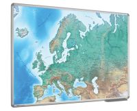 Whiteboard kaart staatkundig Europa 100x150 cm