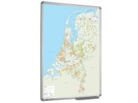 Whiteboard kaart wegenkaart Nederland 90x105 cm