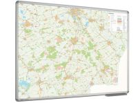 Whiteboard kaart provincie Drenthe 90x120 cm