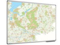 Whiteboard kaart provincie Gelderland 90x120 cm