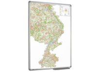 Whiteboard kaart provincie Limburg 90x120 cm
