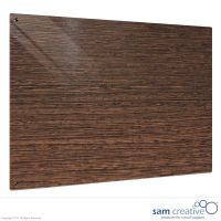 Glass Series Ambience Dark Wood 100x100 cm