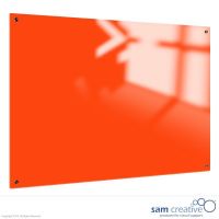 Glassboard Bright Orange Magnetic 100x180 cm