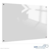 Whiteboard Glas Solid Clear White 120x150 cm