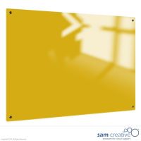 Glassboard Canary Yellow Magnetic 45x60 cm